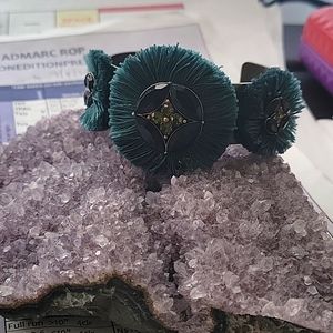 Stella & Dot Gemma Fan Cuff Bracelet